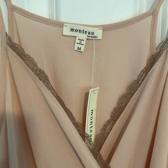 Casual Peach mid length dress size M NWT - Picture 4 of 8